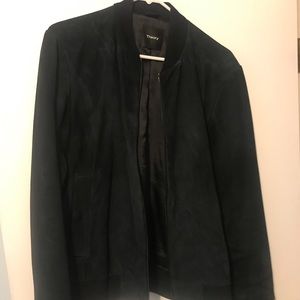 Theory Suede Bomber